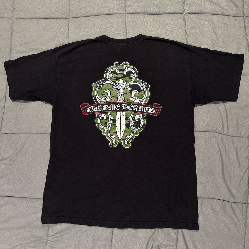 Chrome Hearts Camo Dagger T-shirt, Shirt Outfit, Gift For Men, For Women