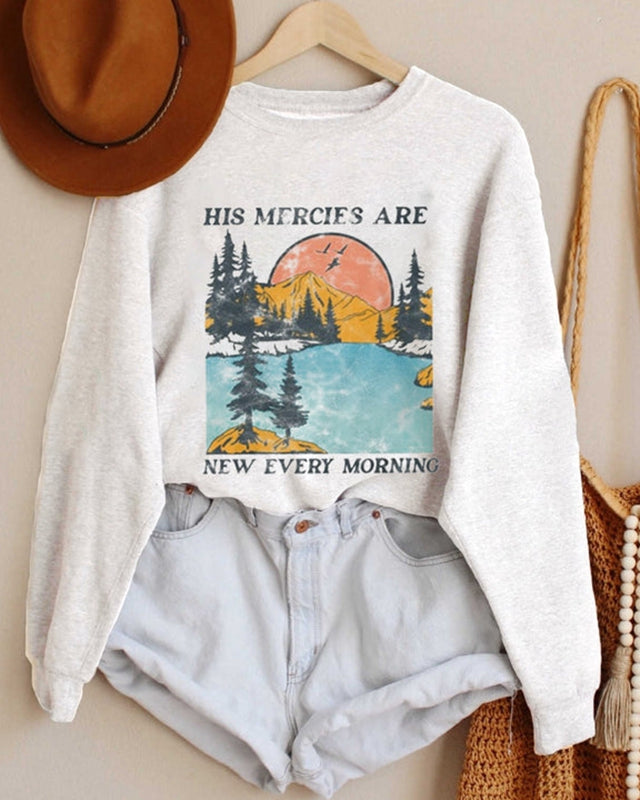 His Mercies Are New Every Morning Sweatshirt