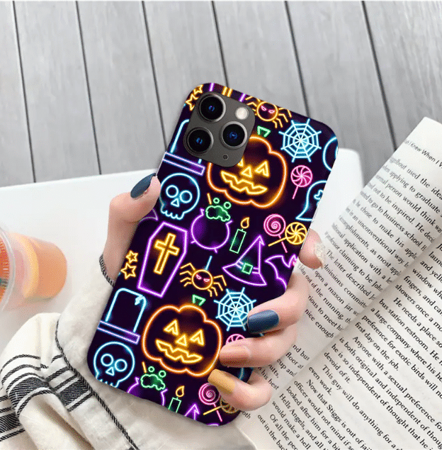 Neon Halloween Iphone Case