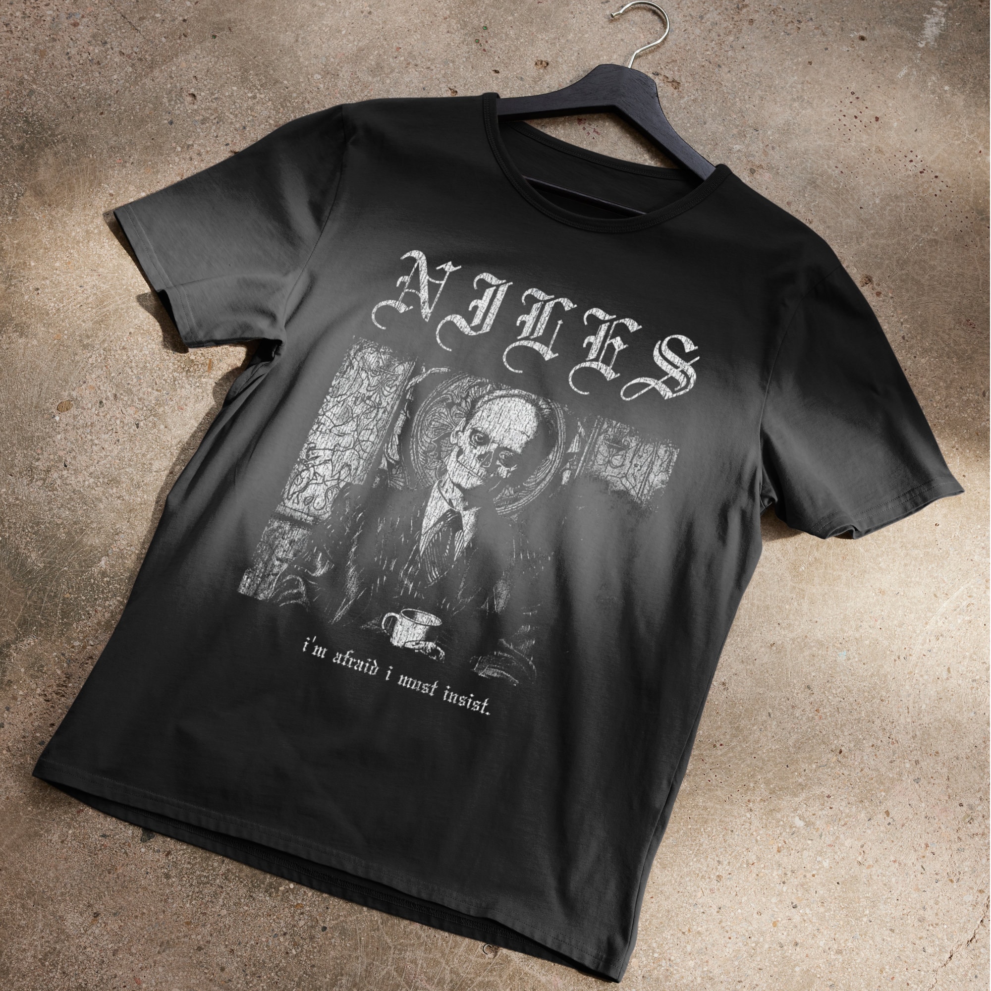 NILES Crane Death Metal Hardcore T-Shirt