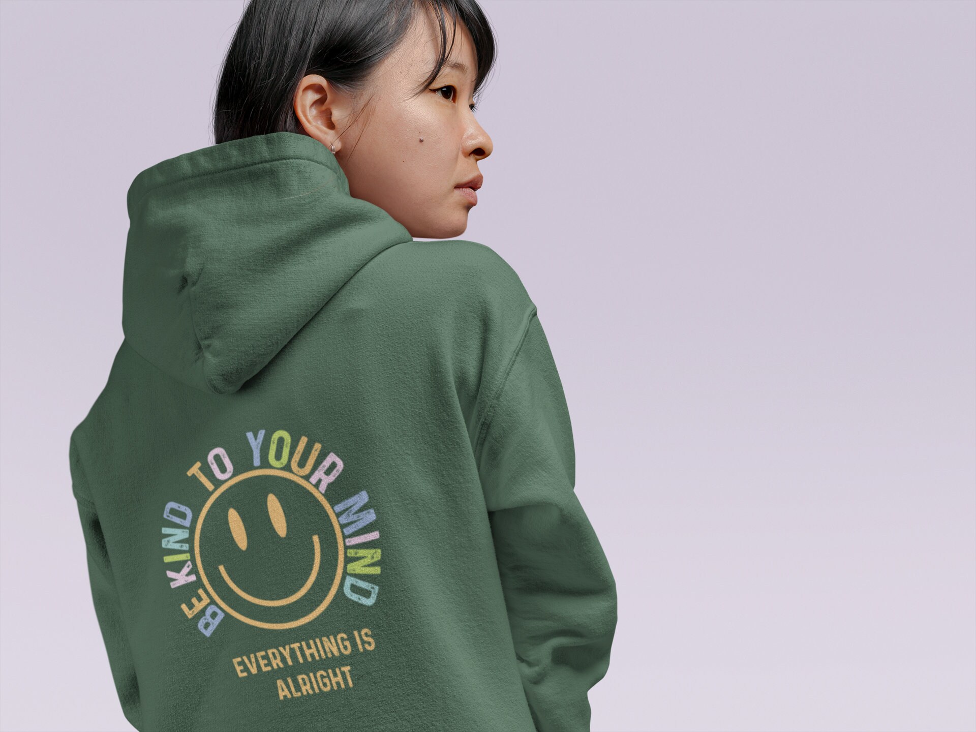 Good Vibes Hoodie, Mental Health Hoodie, Trendy Hoodie, Oversized Hoodie Aesthetic Hoodie Tumblr Hoodie Oversized Sweatshirt Womens Clothing