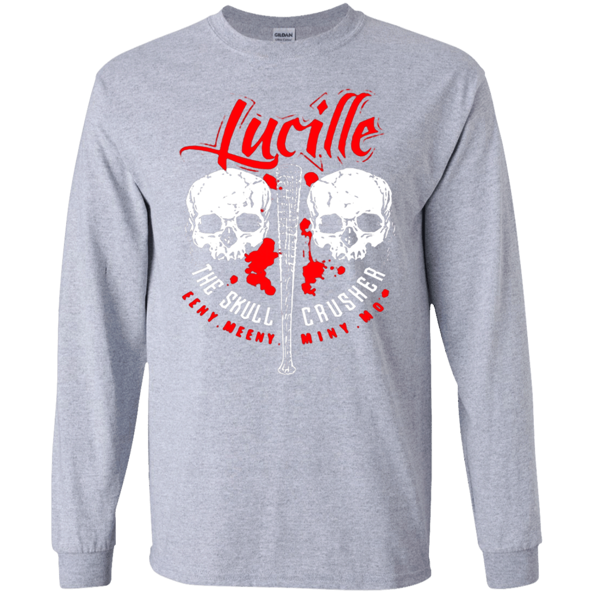 Lucille Skull Crusher T Shirt Walking The Dead Sweatshirt