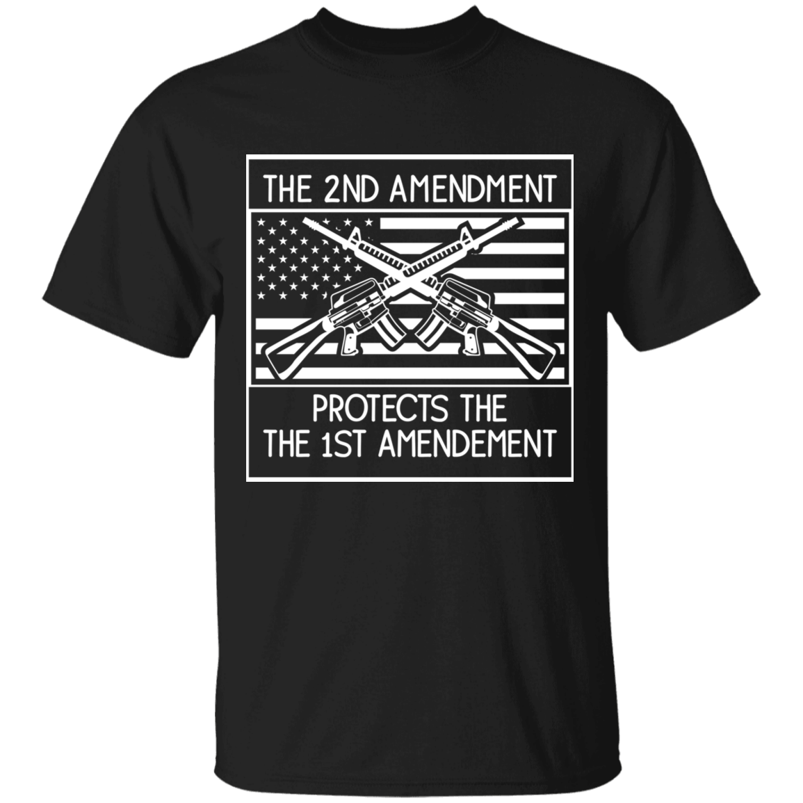 The Second Amendment Protects The First Amendment Shirt