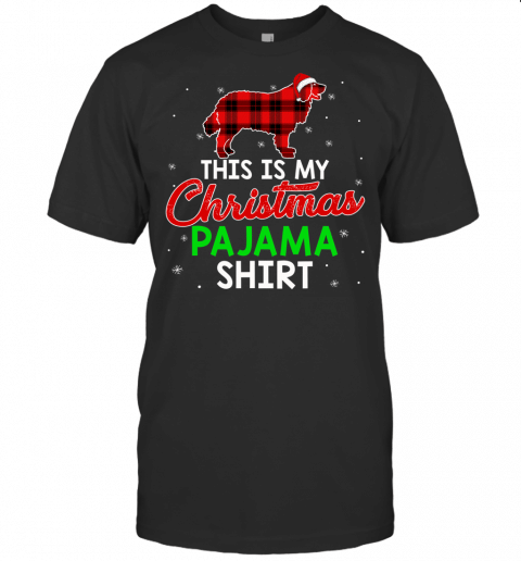 This Is My Christmas Pajama Shirt Bernese Mountain Dog Gift T Shirt