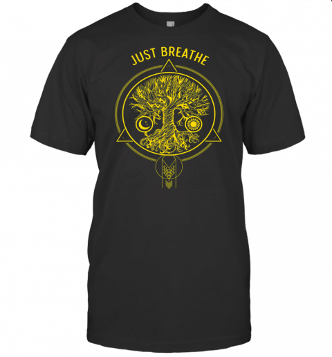 Holy Geometry Moon And Sun Tree Of Life T Shirt