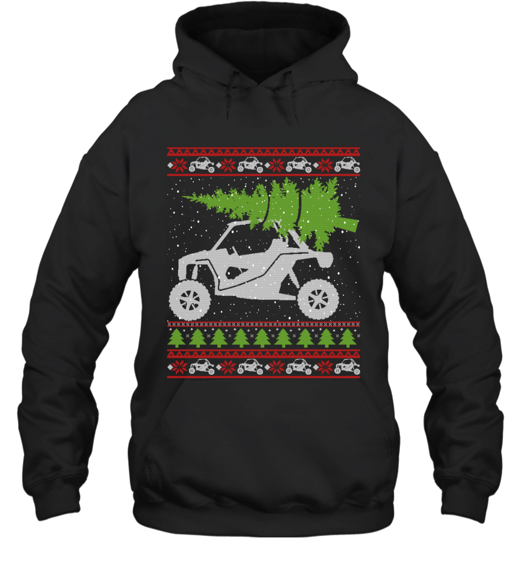 Rzr Christmas Tree Funny Ugly Xmas Sweater Style Gift For Wife Shirt Hoodie