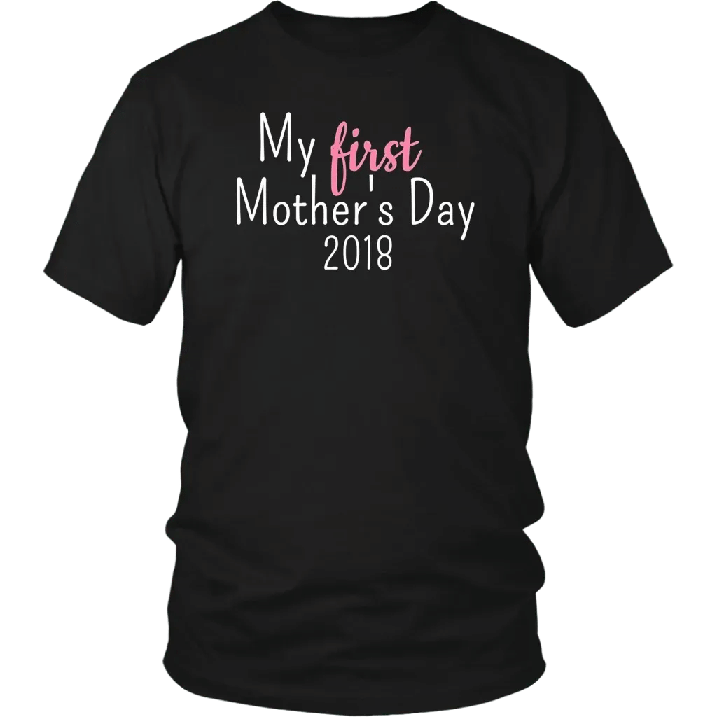 Find My First Mothers Day 2018 Pink T-Shirt