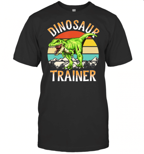 Dinosaur Trainer Shirt Halloween Costume For Adults Kids T Shirt