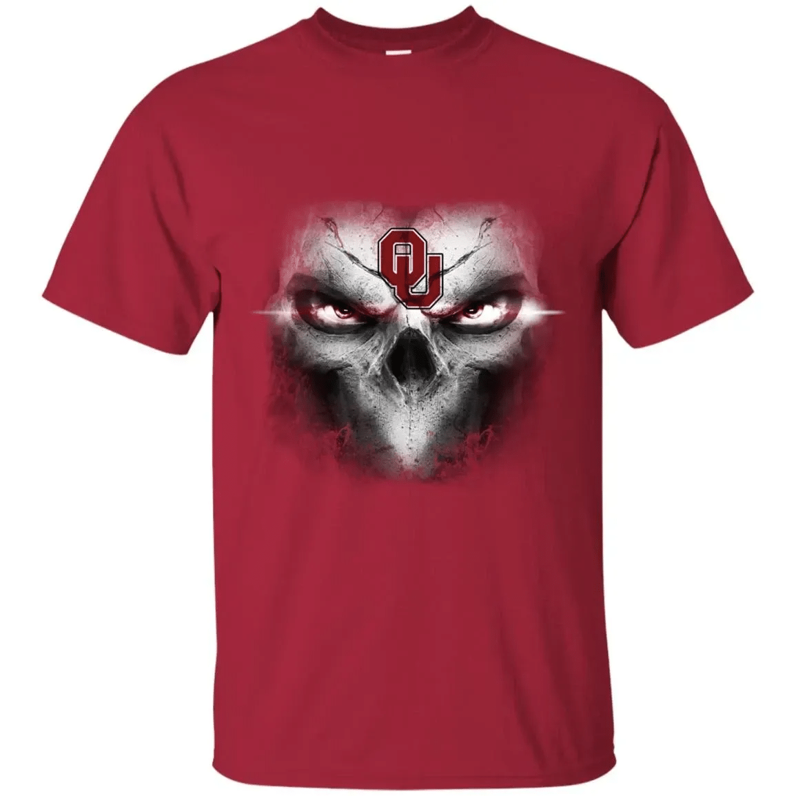 Oklahoma Sooners Skulls Of Fantasy Logo T Shirts