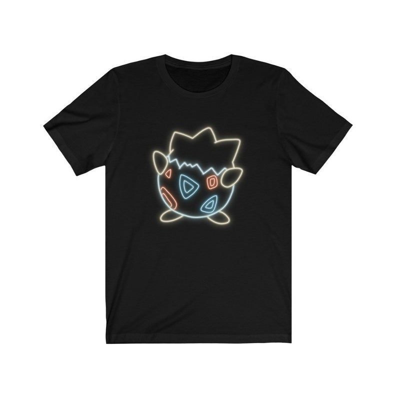 Togepi Pokmon Neon Unisex Jersey Short Sleeve Tee