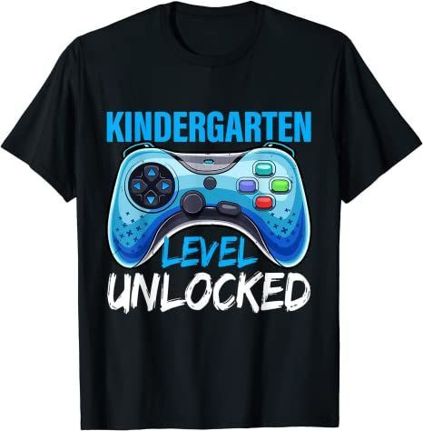 Back To School 2021 – Kindergarten Level Unlocked Back To School T-Shirt For Teachers And Kids