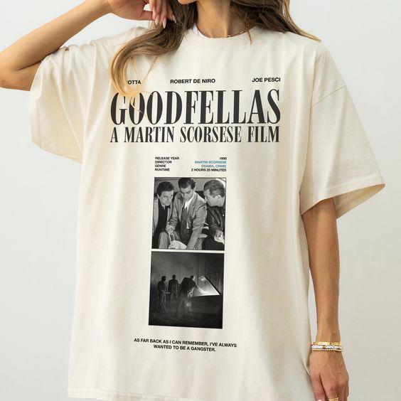 Martin Scorcese Best Movies of All Time Memorabilia Tshirt