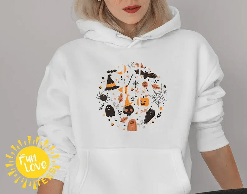 Halloween Hoodie – Pumpkin Sweatshirt, Halloween Sweatshirt