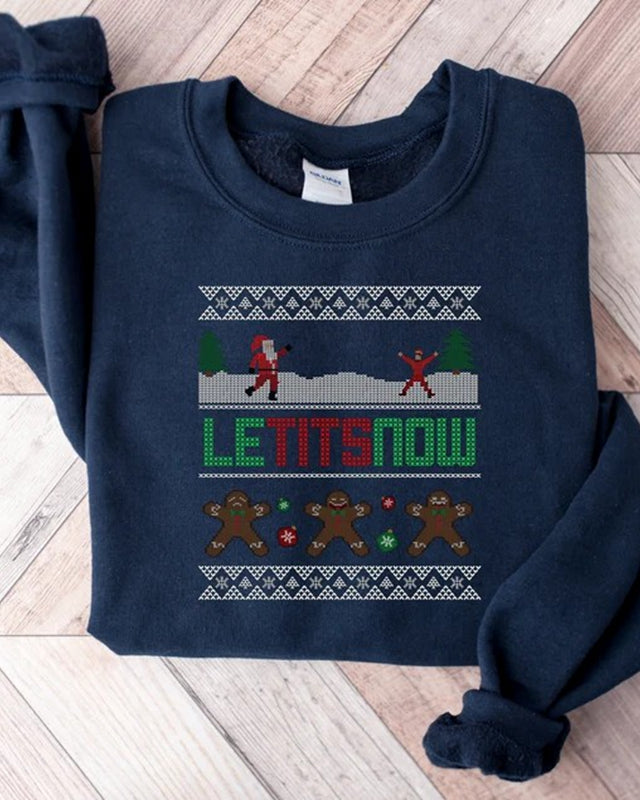 Le Tits Now Sweatshirt, Ugly Christmas Sweatshirt