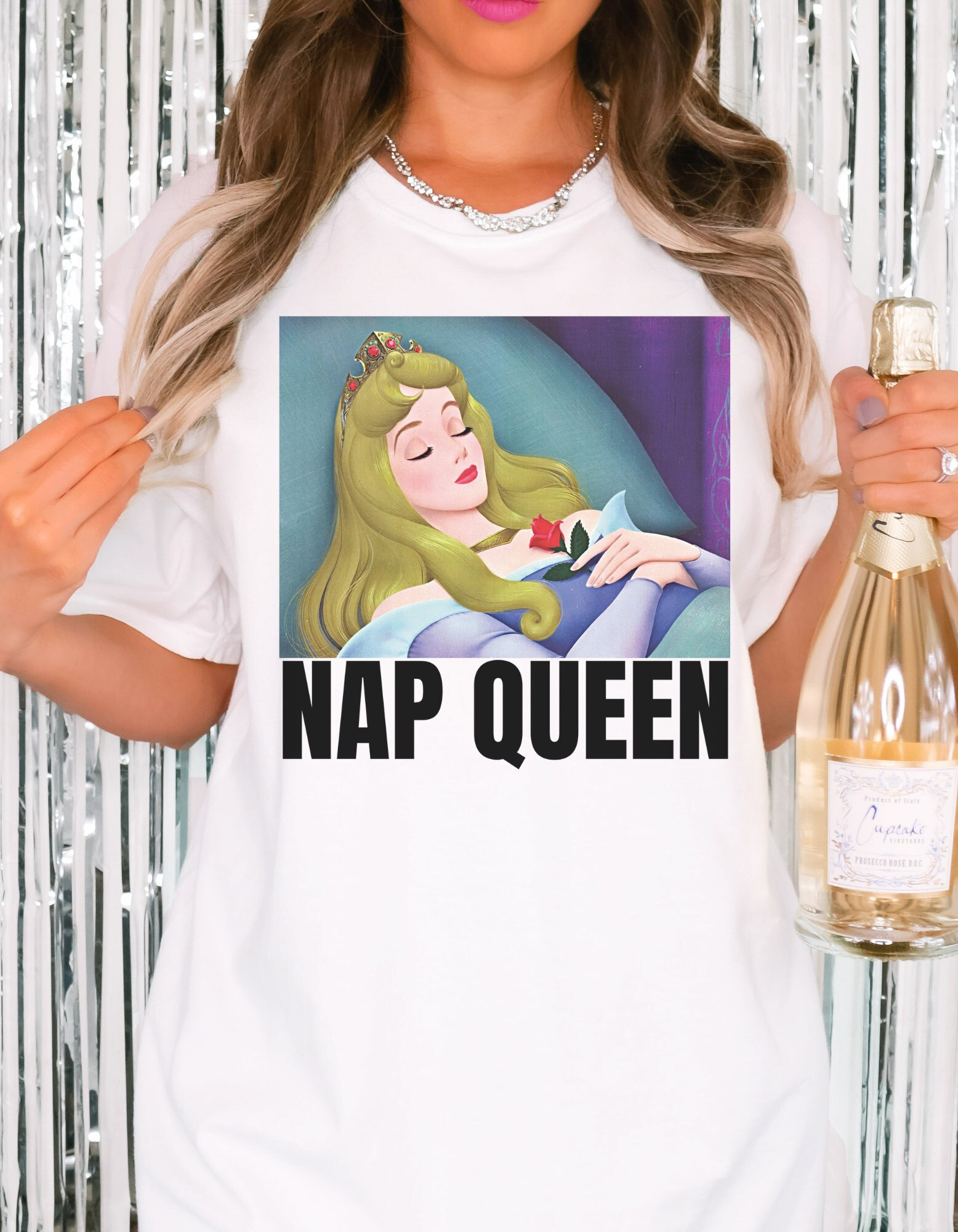 Nap Queen, Sleeping Beauty Graphic T-Shirt, Disney Shirt, Nap Queen Shirt, Nap Shirt, Comfort Colors Unisex Tee