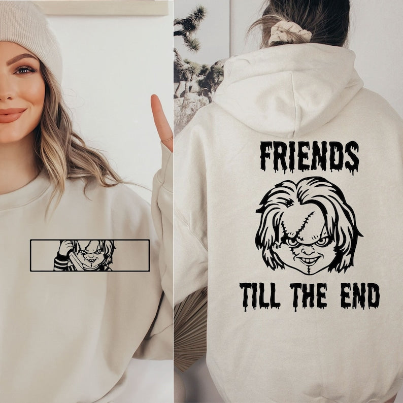 Friends Character Horror Hoodie