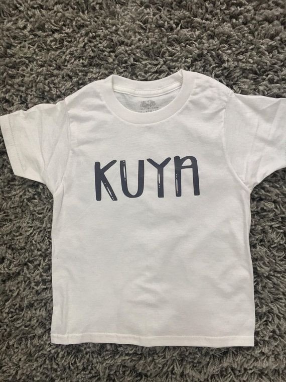 Kuya Big Brother Printed On A Gerber Onesie Or Fruit Of The Loom Shirt