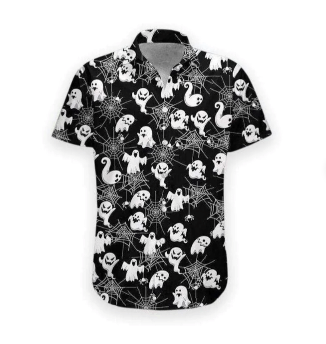 Funny Boo Halloween Night Hawaiian Shirt