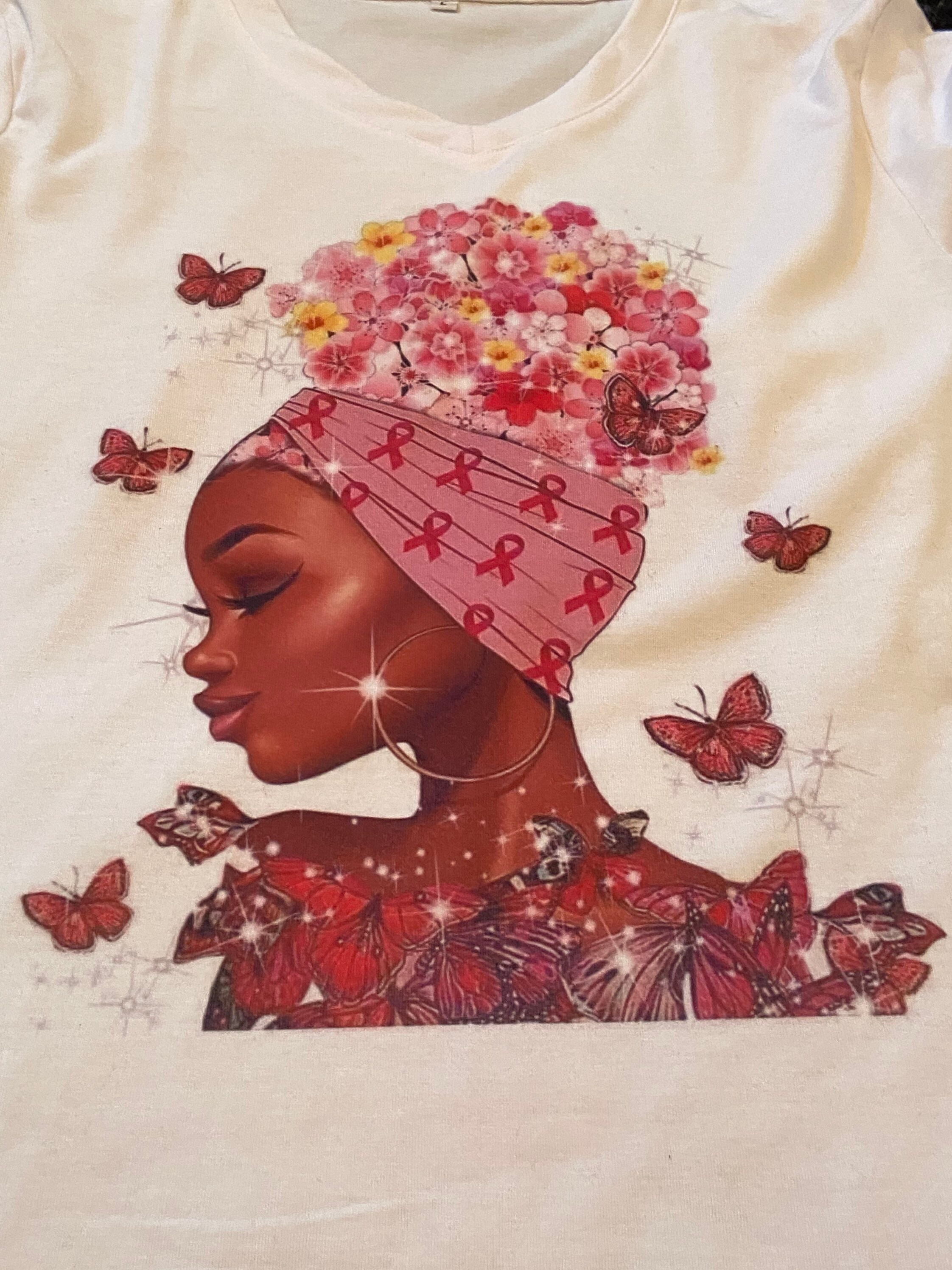 Butterfly beauty – cancer awareness tee