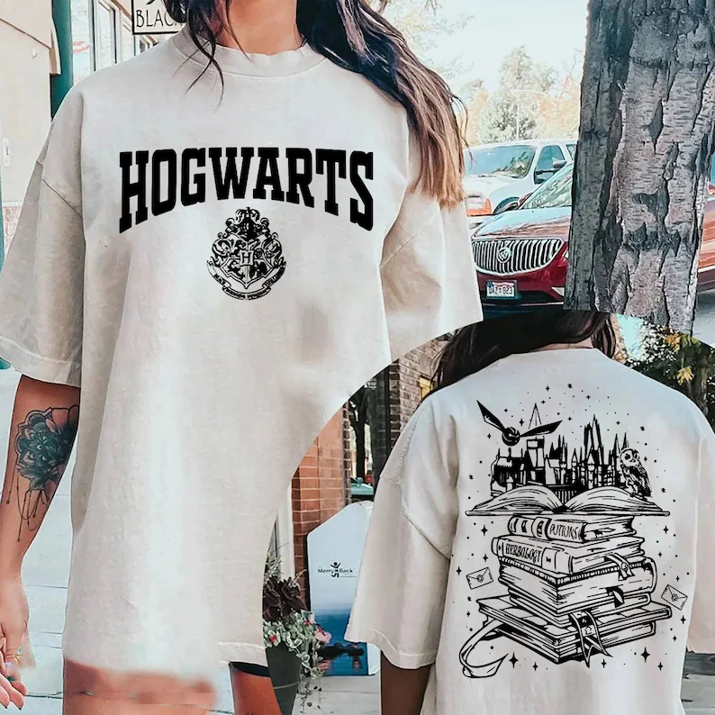 Hogwart Wizard Castle Book Shirt