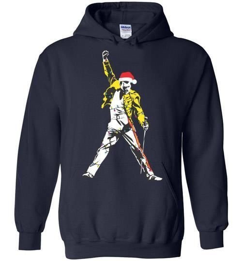 Freddie Mercury Light Christmas Hoodie