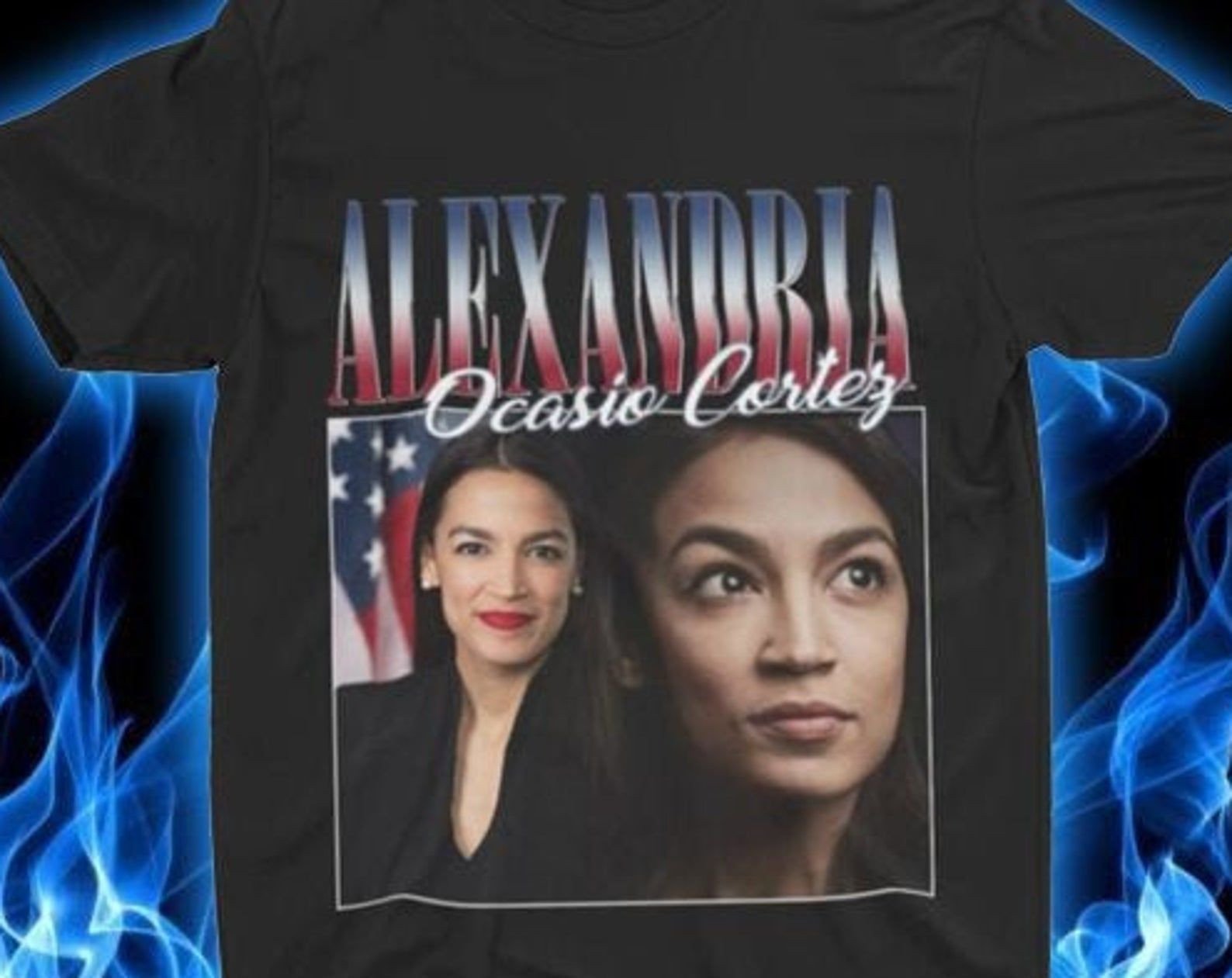 Alexandria Ocasio-Cortez Shirt Hypebeast Vintage 90S Rap T-Shirt