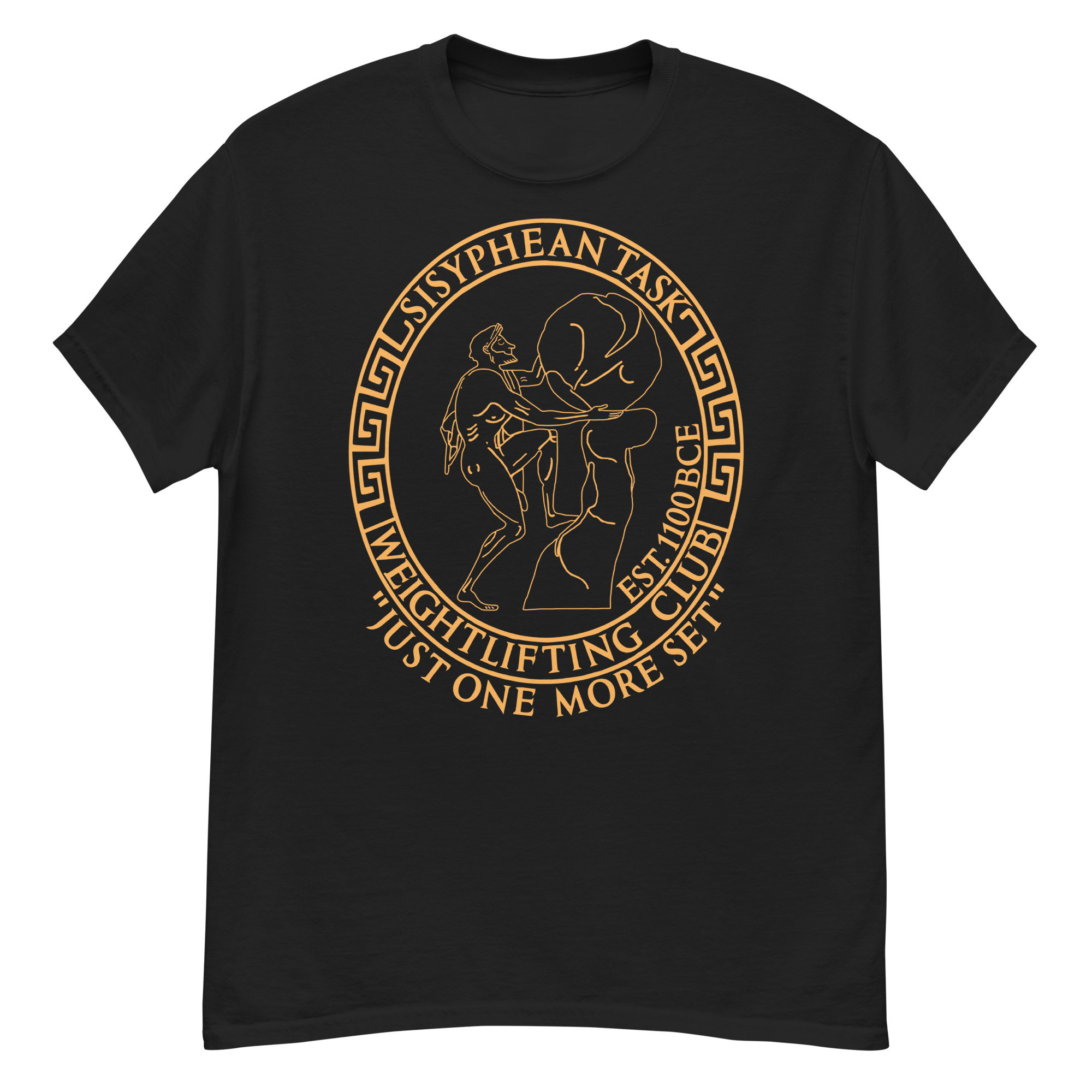 Sisyphean Task Weightlifting Club – Greek Mythology, Gym Meme, Bodybuilding T-Shirt