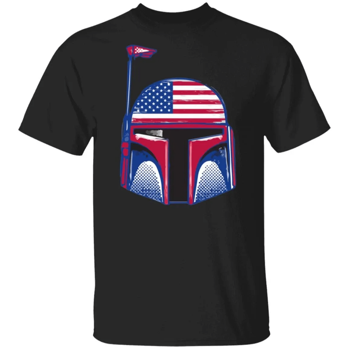 Boba Fett 4Th Of July T-Shirt Patriot Tee Mt05