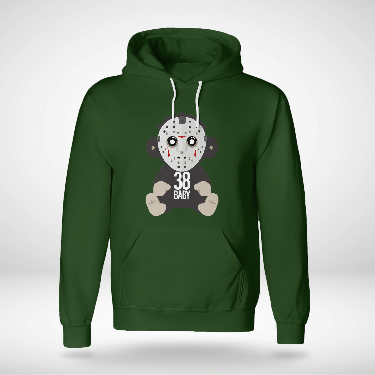 38 Baby Monkey Jason Mask Unisex Hoodie