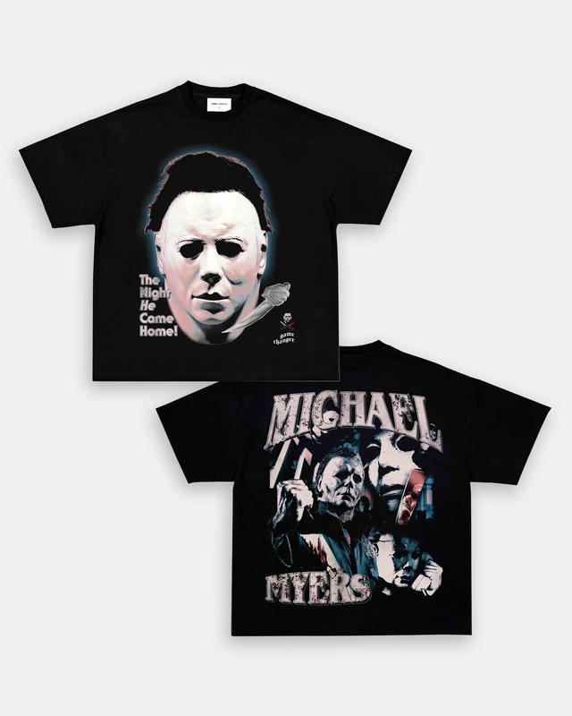 MICHAEL MYERS TEE – Double Sided Prints Vintage Bootleg T-Shirt