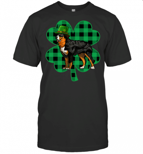 Bernese Mountain Dog Leprechaun St Patricks Day Lucky Clover T Shirt Copy