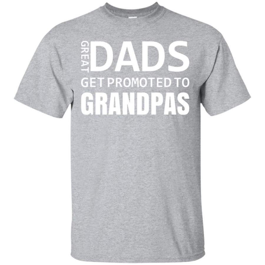 Crazy Bros Tee’s Great Dads Get Promoted To Grandpas Fathers Day Premium Men’s T-Shirt