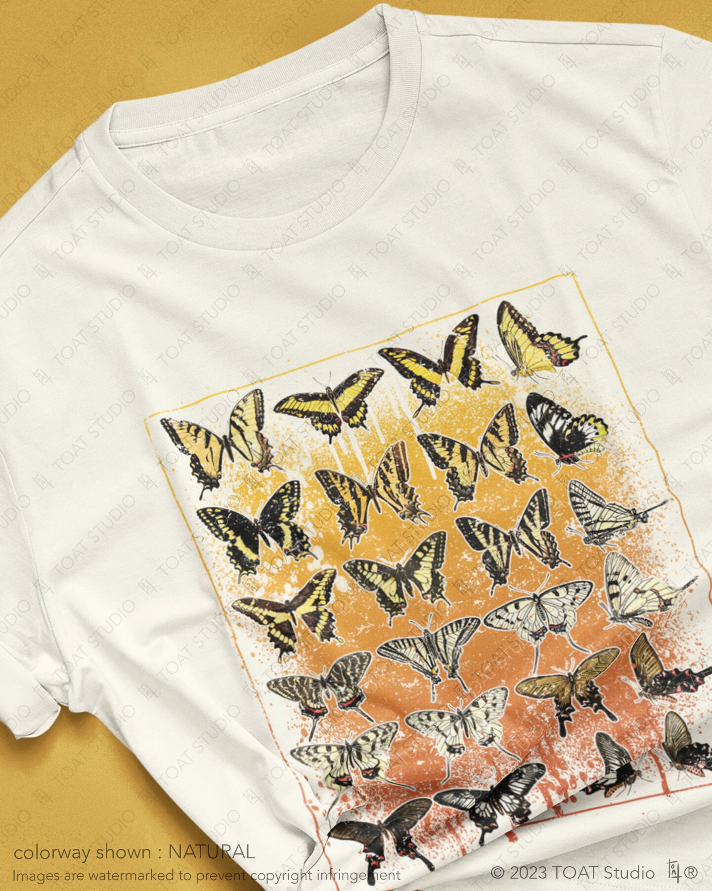 Butterflies Unisex T-Shirt, Butterfly Specimen ID, Swallowtail, Nature Lover, Vintage Butterfly Moth Artwork, Cottagecore Aesthetic,