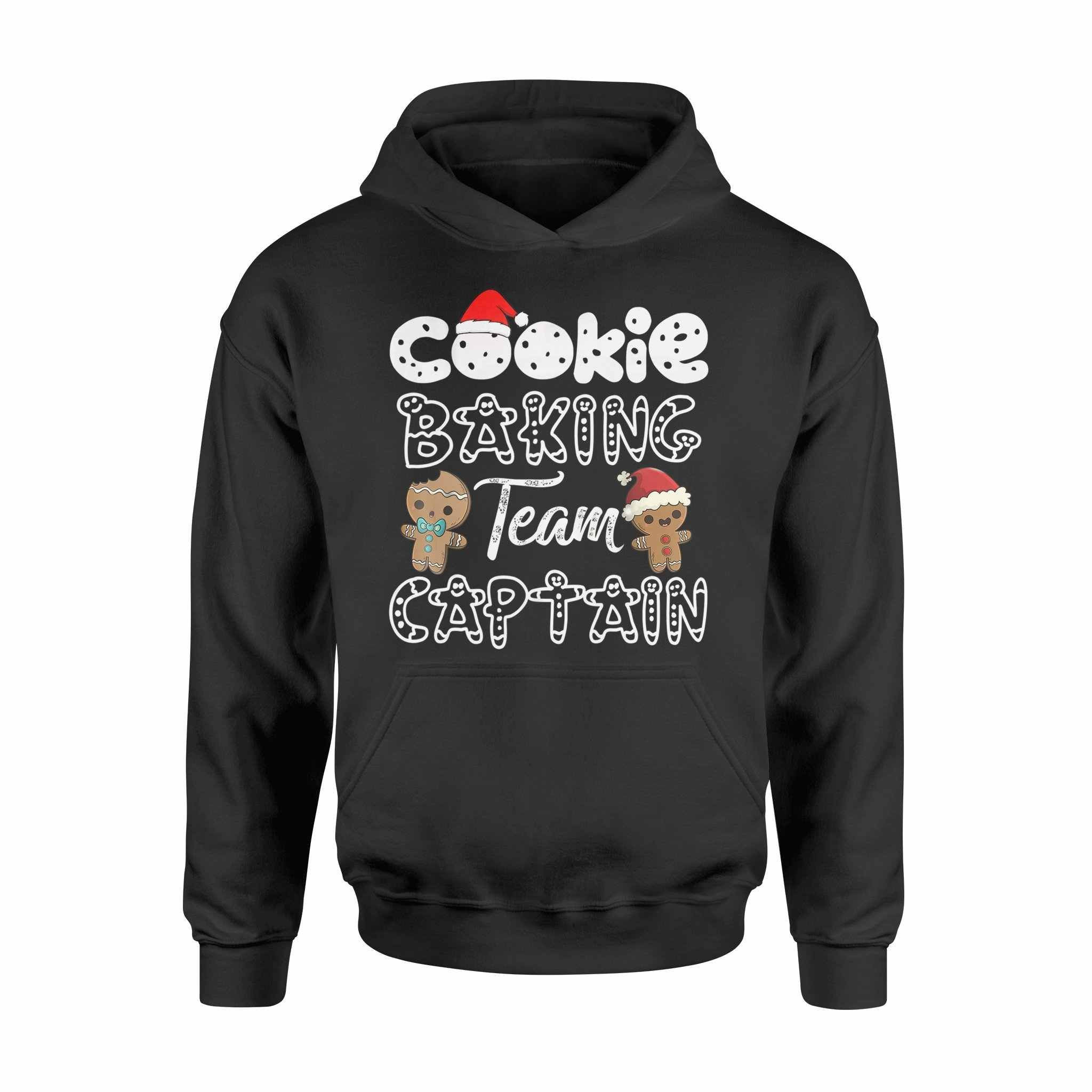 Cookie Baking Team Captain Gingerbread Christmas T-Shirt – Standard Hoodie