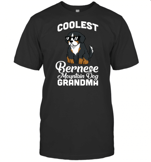 Coolest Bernese Mountain Dog Grandma Funny Dog Gift T Shirt