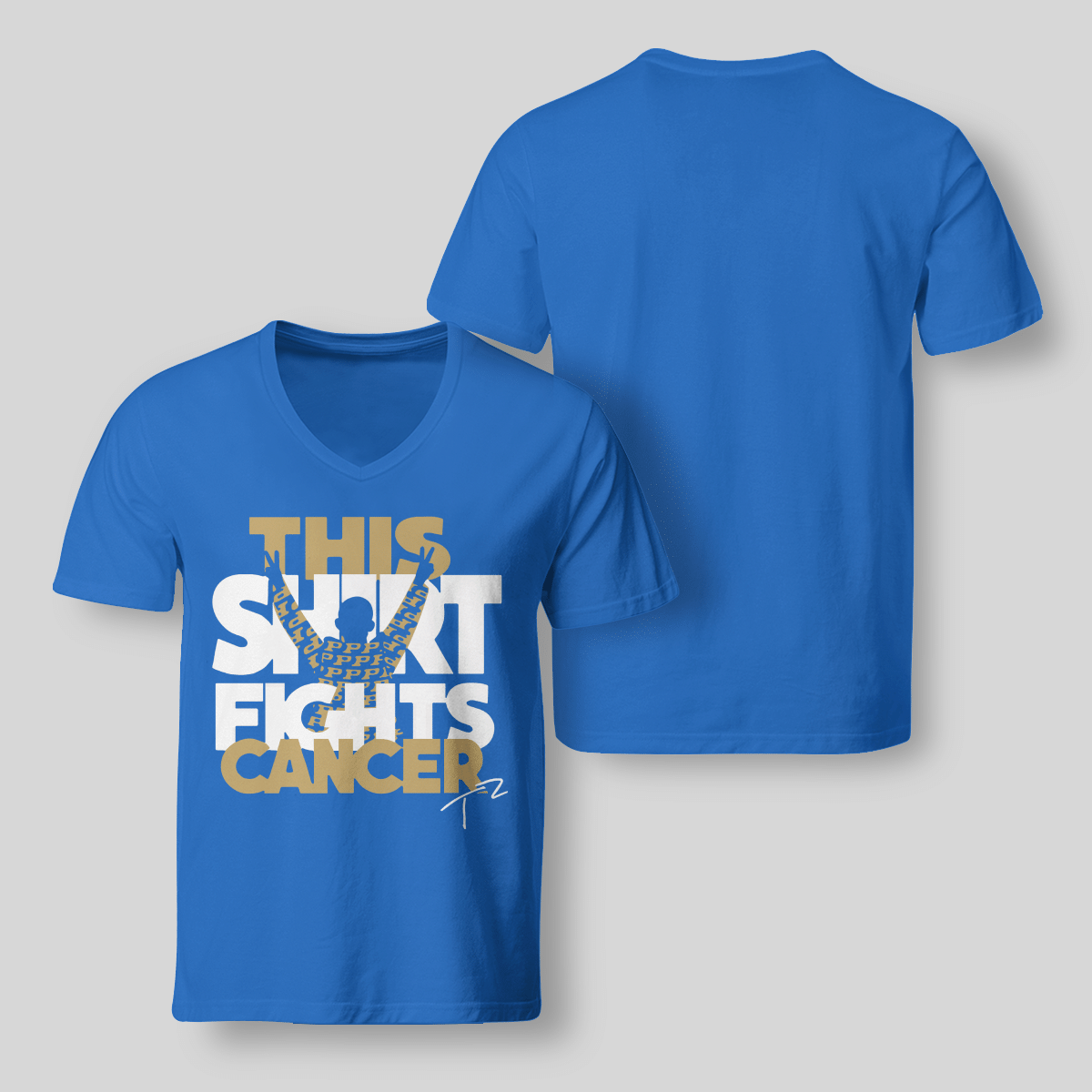 Tyler Trent This Fights Cancer V-Neck T-Shirt