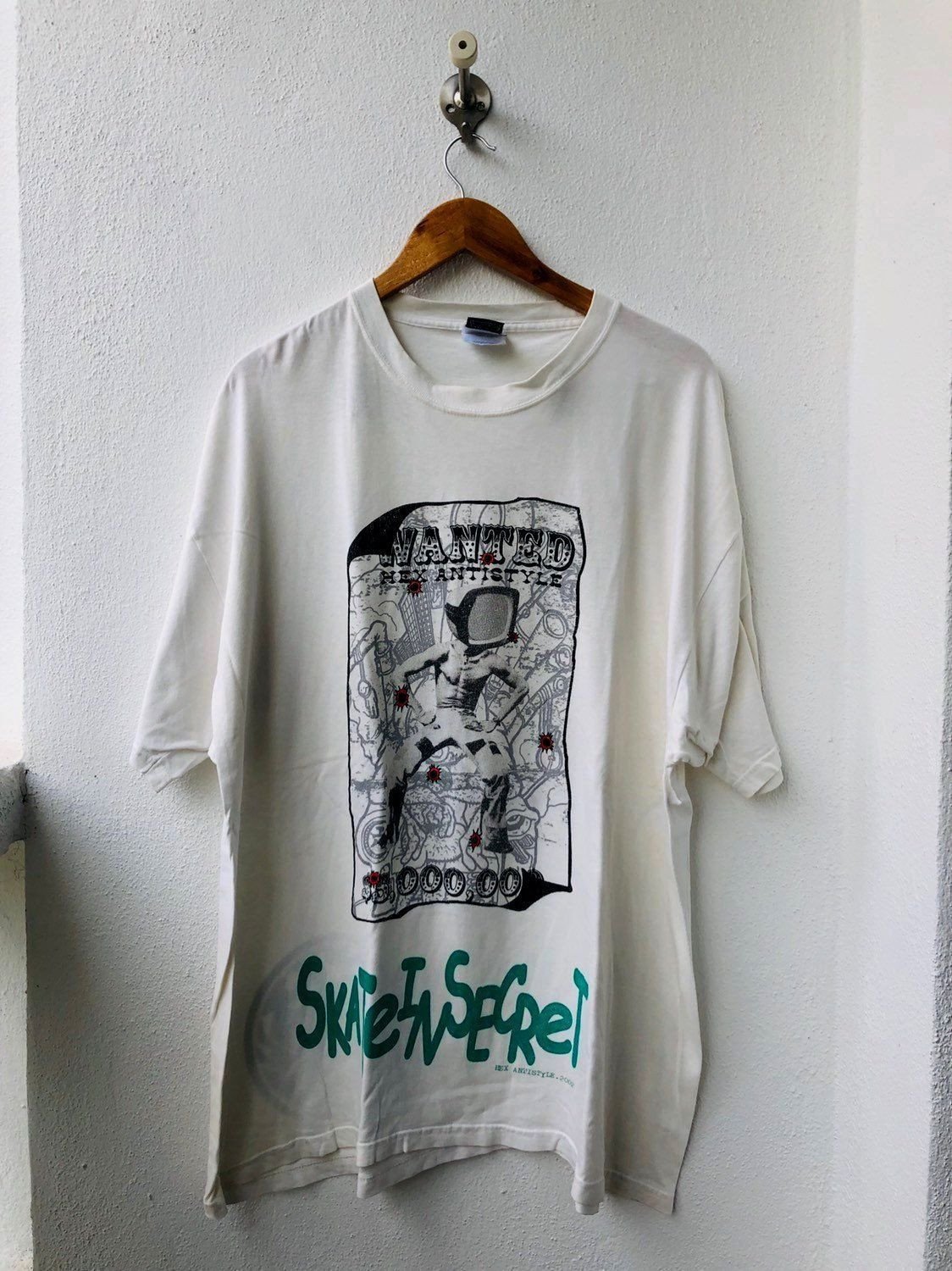 Antique 90S Hex Antistyle Desired Skate In Top Shirt