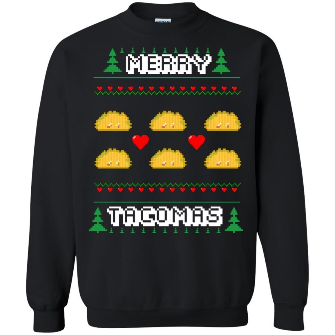 Merry Tacomas X-Mas Gift Shirt For Taco Lovers