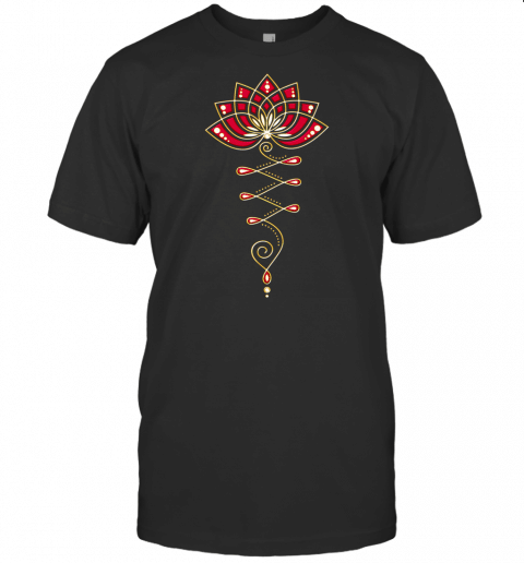 Lotus Flower Unalome Yoga Meditation Awareness Zen T Shirt Premium T Shirt