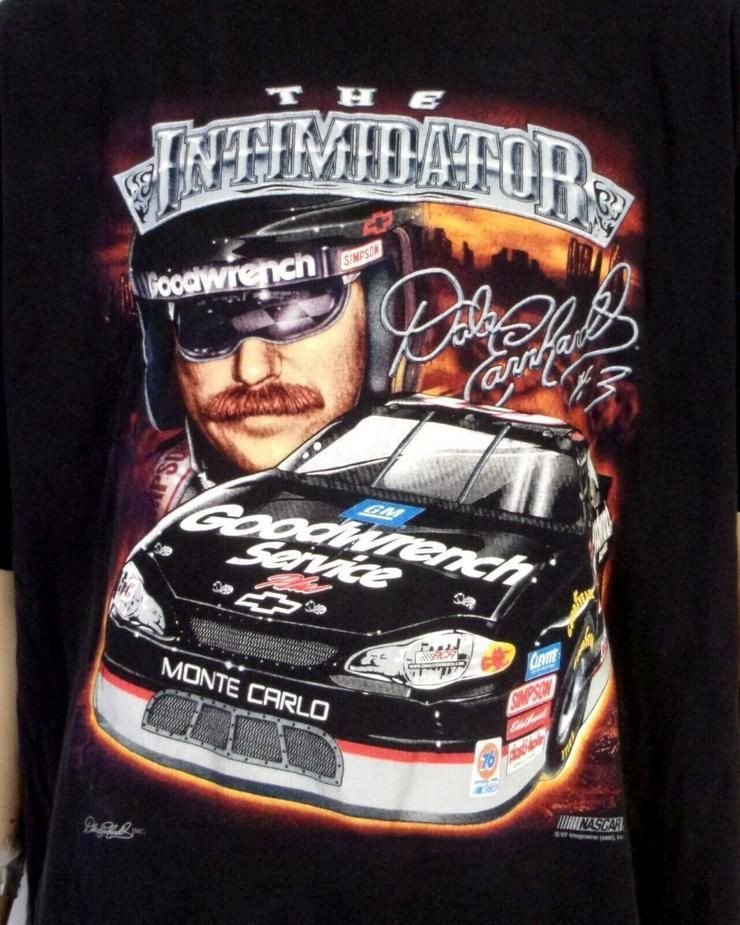 Vtg 90S Chase Dale Earnhardt Nascar Racing Shirt Goodwrench Monte Carlo X Shirt