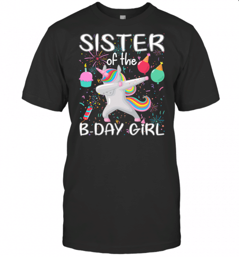 Matching Unicorn Sister Shirt , Sister Of The Birthday Girl