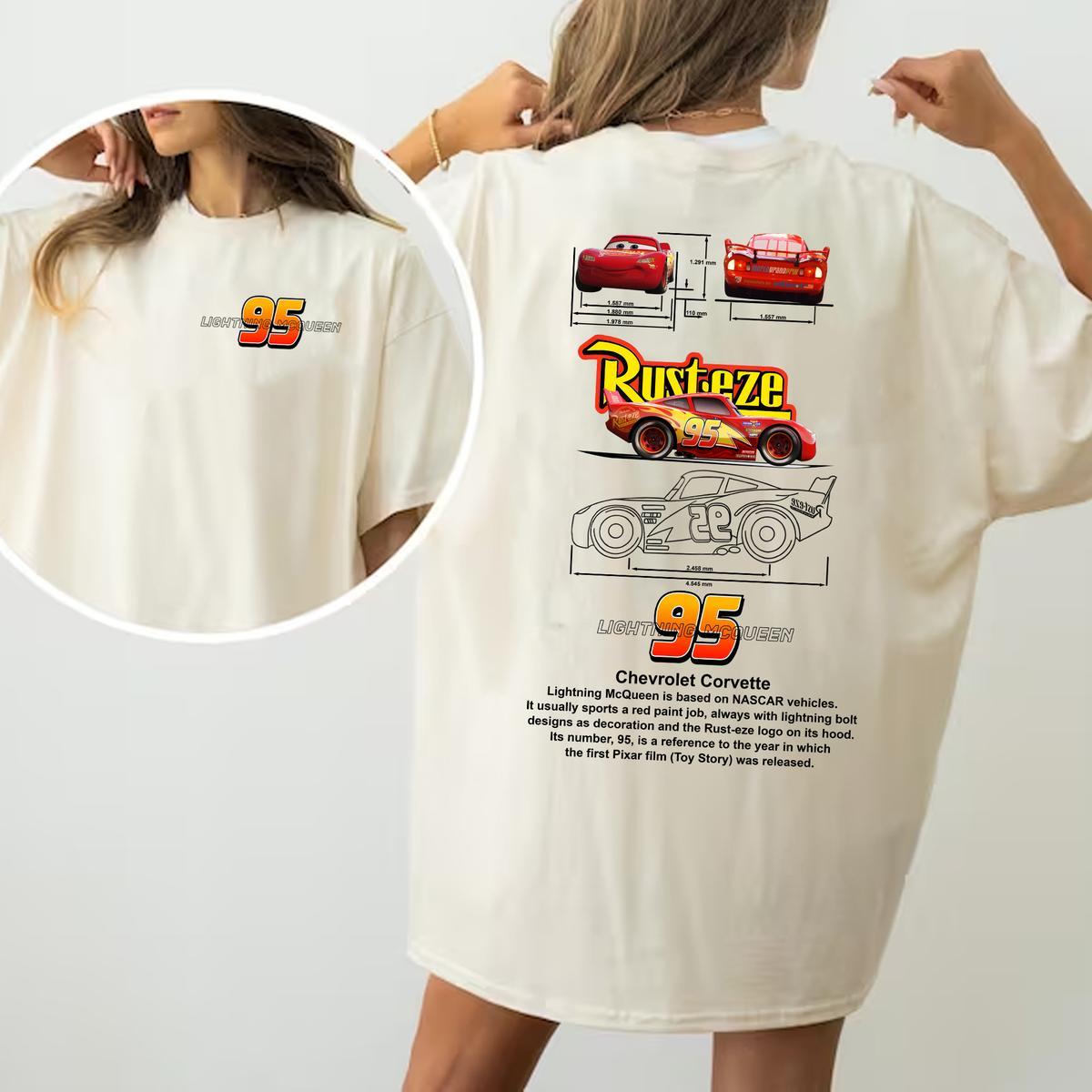 Retro 95 Lightning McQueen and Sally Shirt