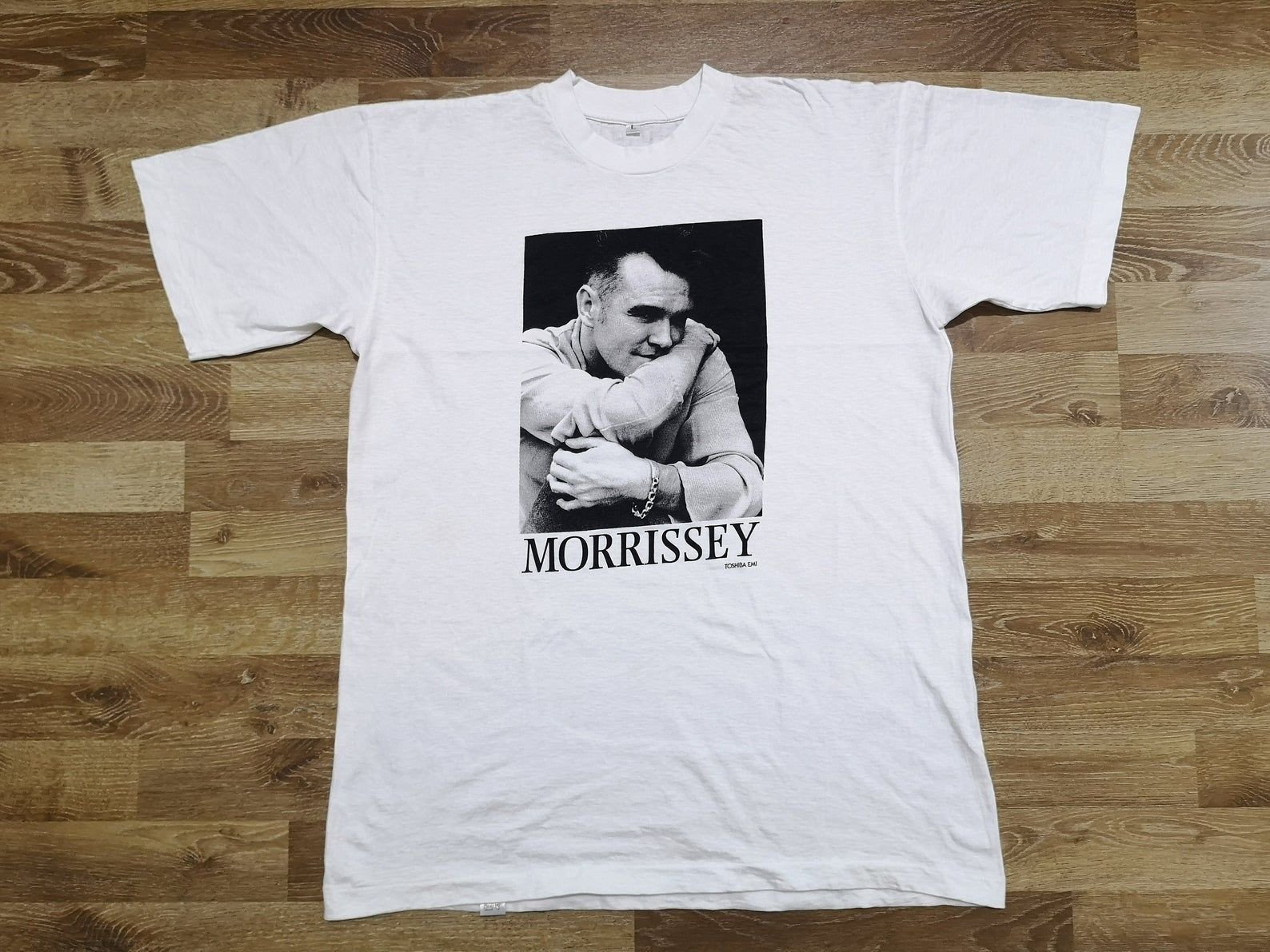 Rare True Vintage Og Early 90’S Frontman Of English Alternative Rock Band The Smiths Steven Patrick Morrissey Album Promo T Shirt