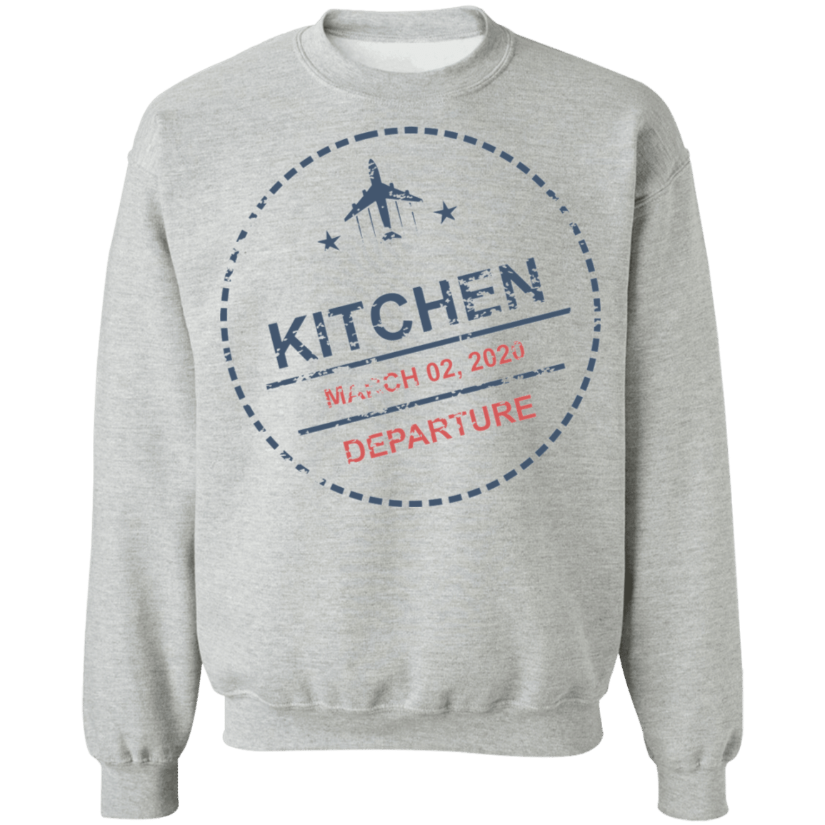 Visa Stamp In Lockdown Kitchen Departure Sweatshirt