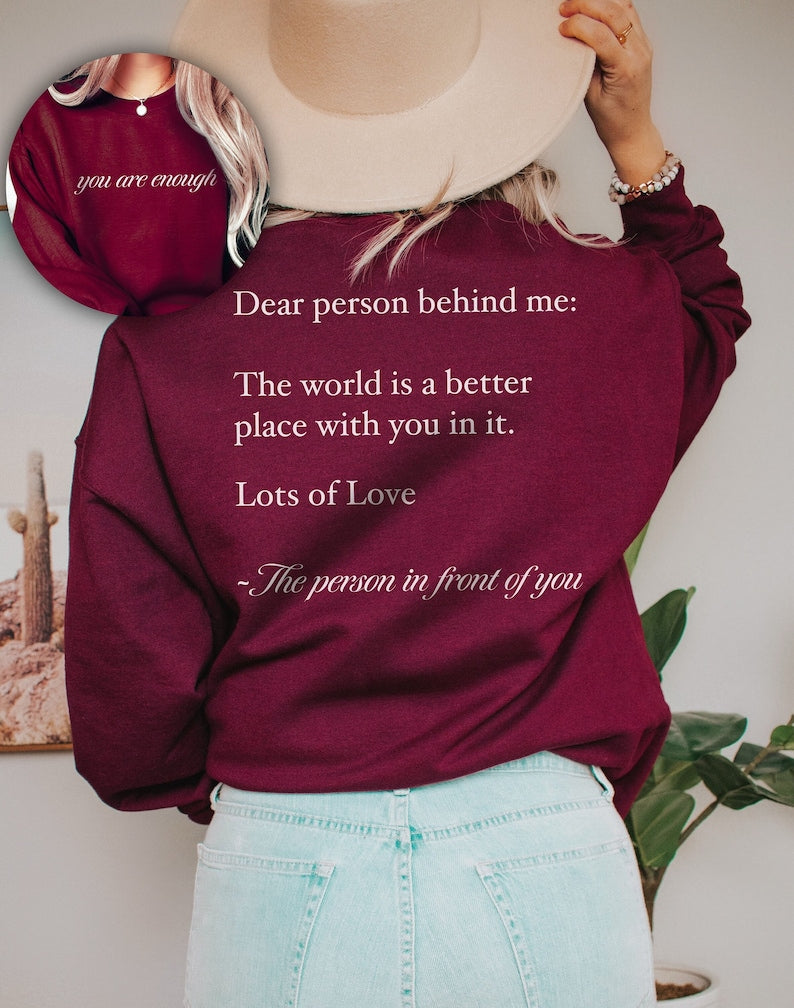 You Are Enough Casual Sweatshirt