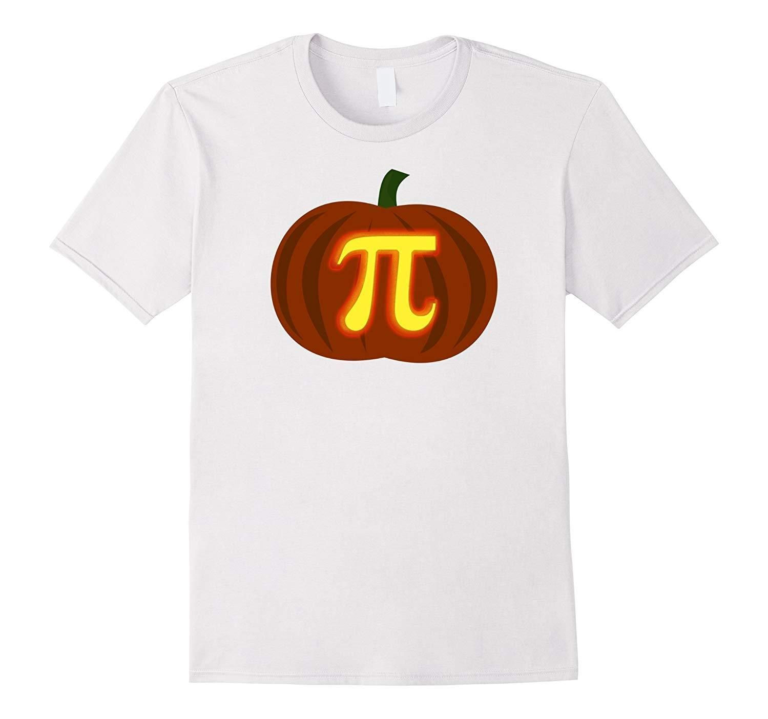 Funny Halloween And Thanksgiving Pumpkin Pi Math Shirt