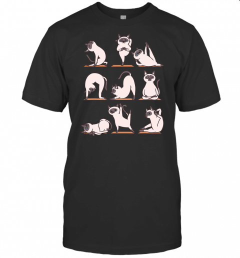 Siamese Cat Yoga T Shirt