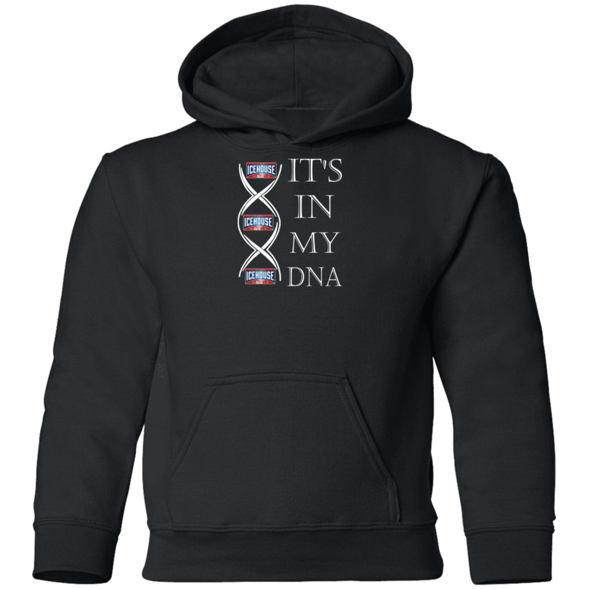 It’S In My Dna Icehouse Beer Addict Youth Hoodie