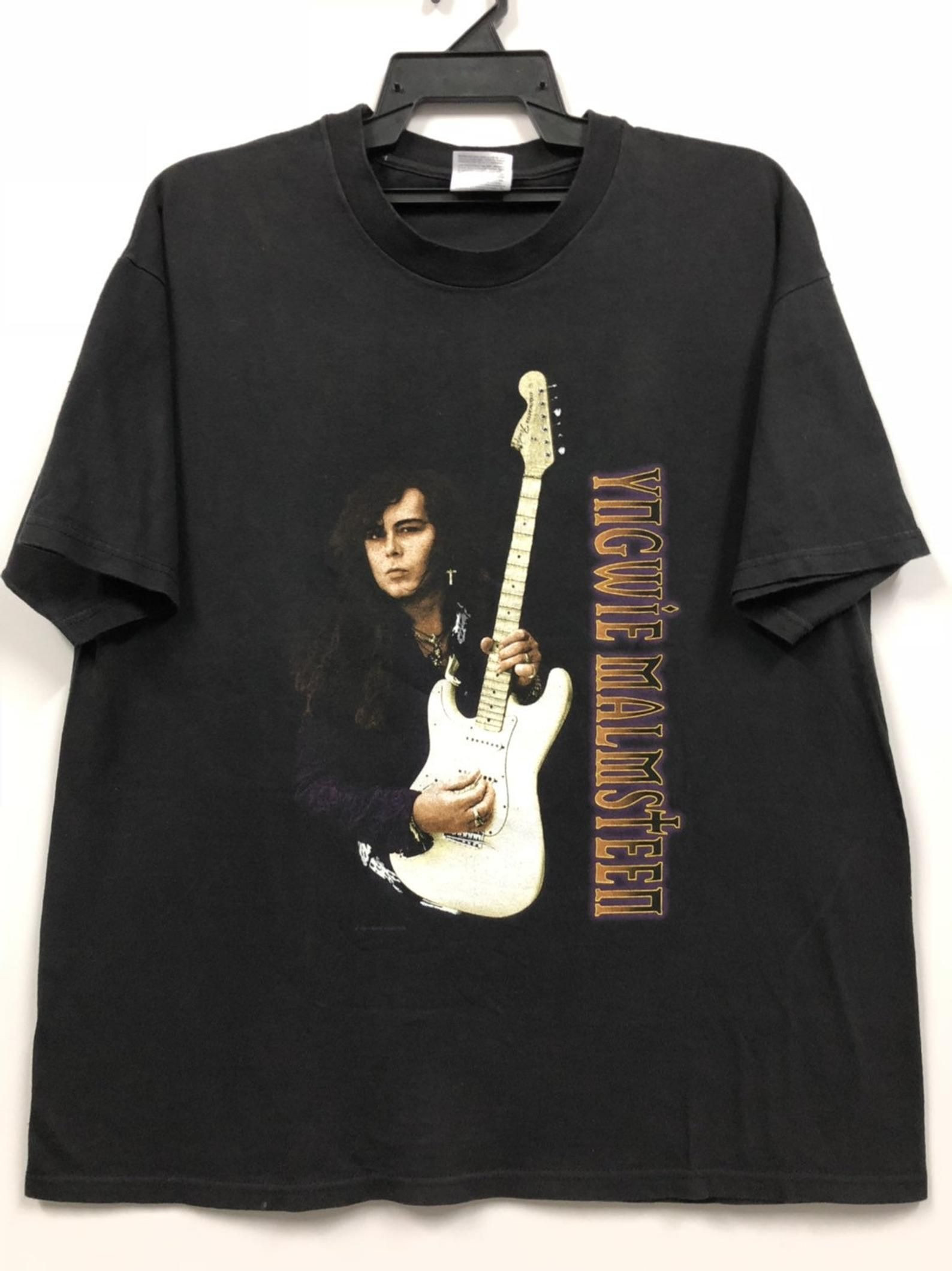 Vintage Yngwie Johan Malmsteen Guitarist Live In Japan 90S T Shirt