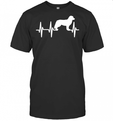 Bernese Mountain Heartbeat Dog Mom Dad Pet Gift T Shirt